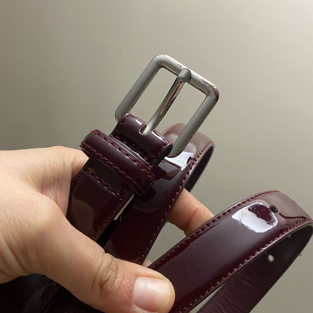 42 in faux leather belt